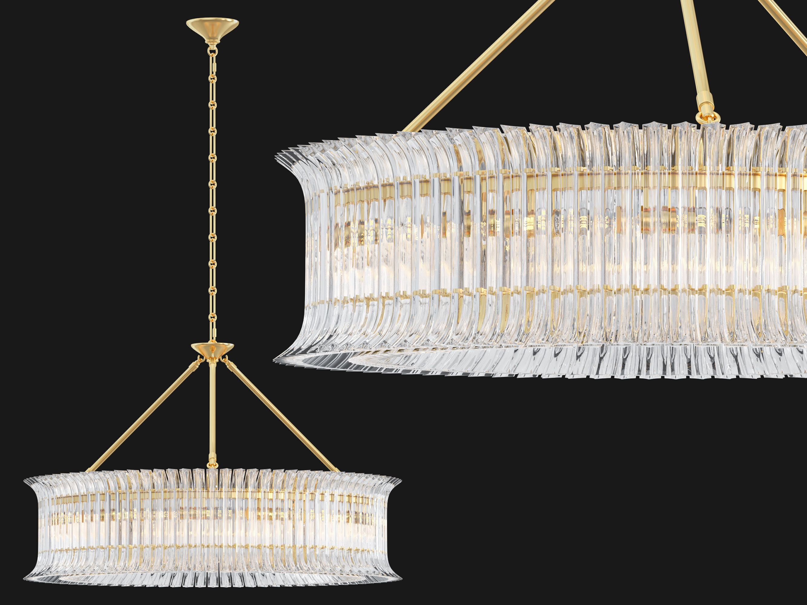 Rhine Ring Chandelier 3D model_1