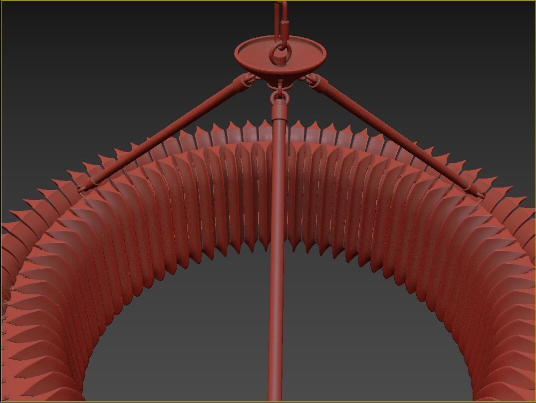 Rhine Ring Chandelier 3D model_13