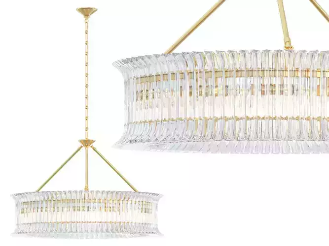 Rhine Ring Chandelier 3D model