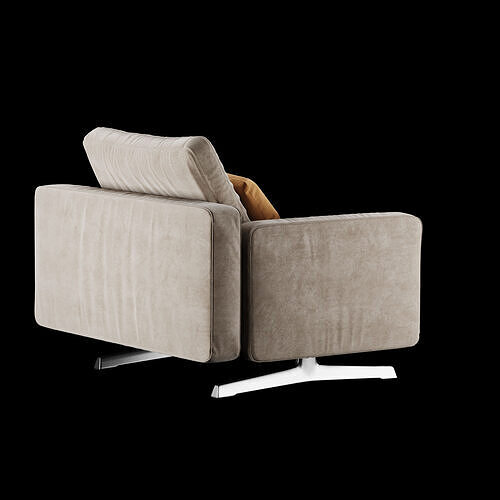 Modern chair 8 3D model 7