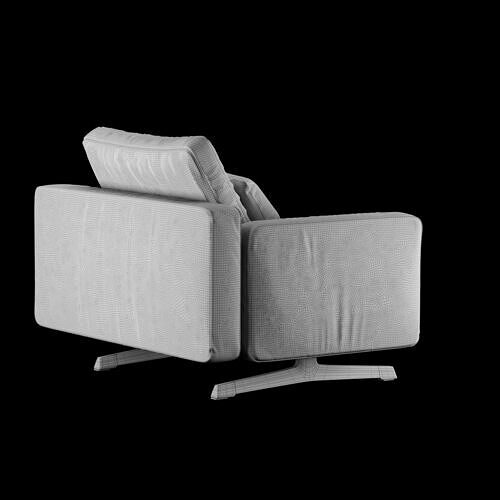 Modern chair 8 3D model 6