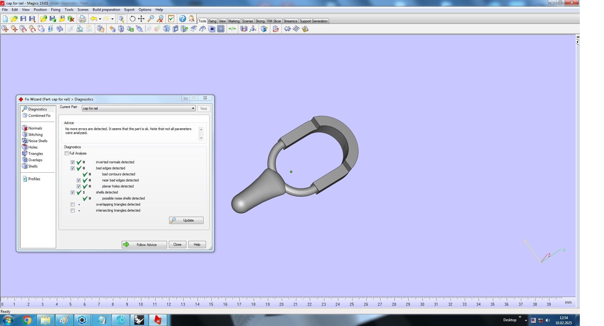 Move Paved  Bracelet with Moving Diamonds 3D print model_17