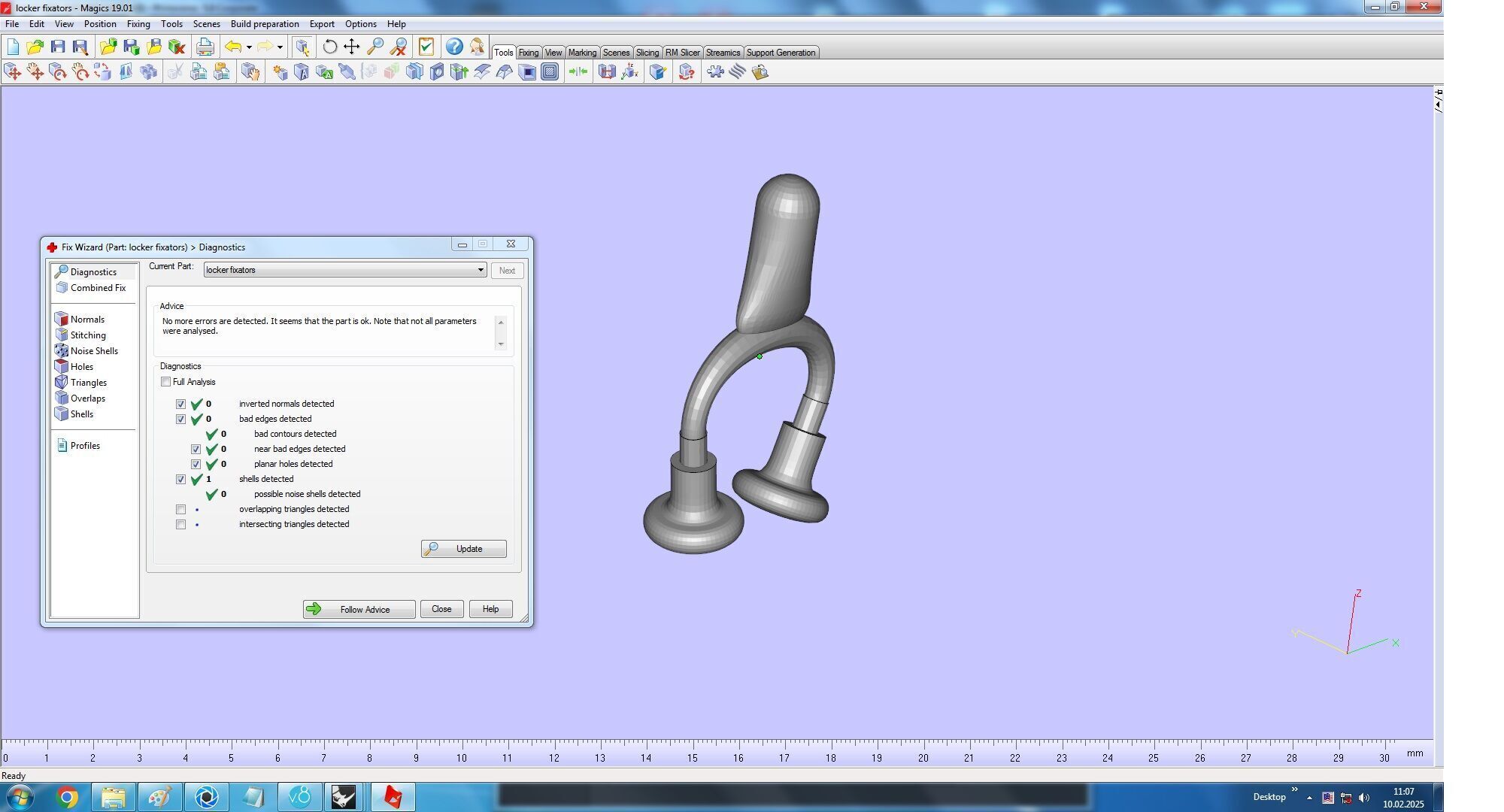 Move Paved  Bracelet with Moving Diamonds 3D print model_19