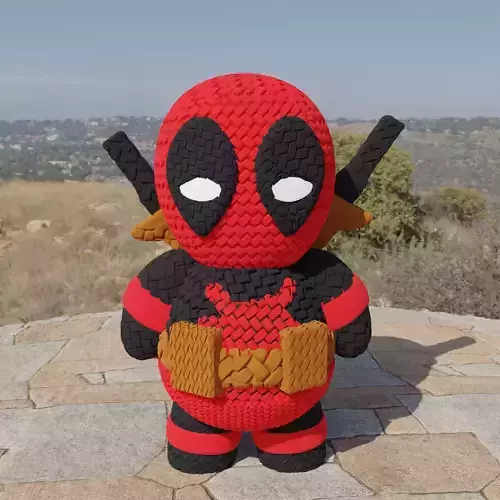 Woven Cute Deadpool 3D print model