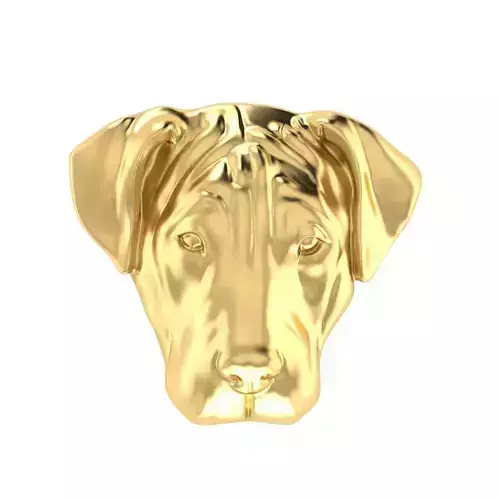 Labrador Gold Necklace Charms And Dog Jewelry Dog Head 3