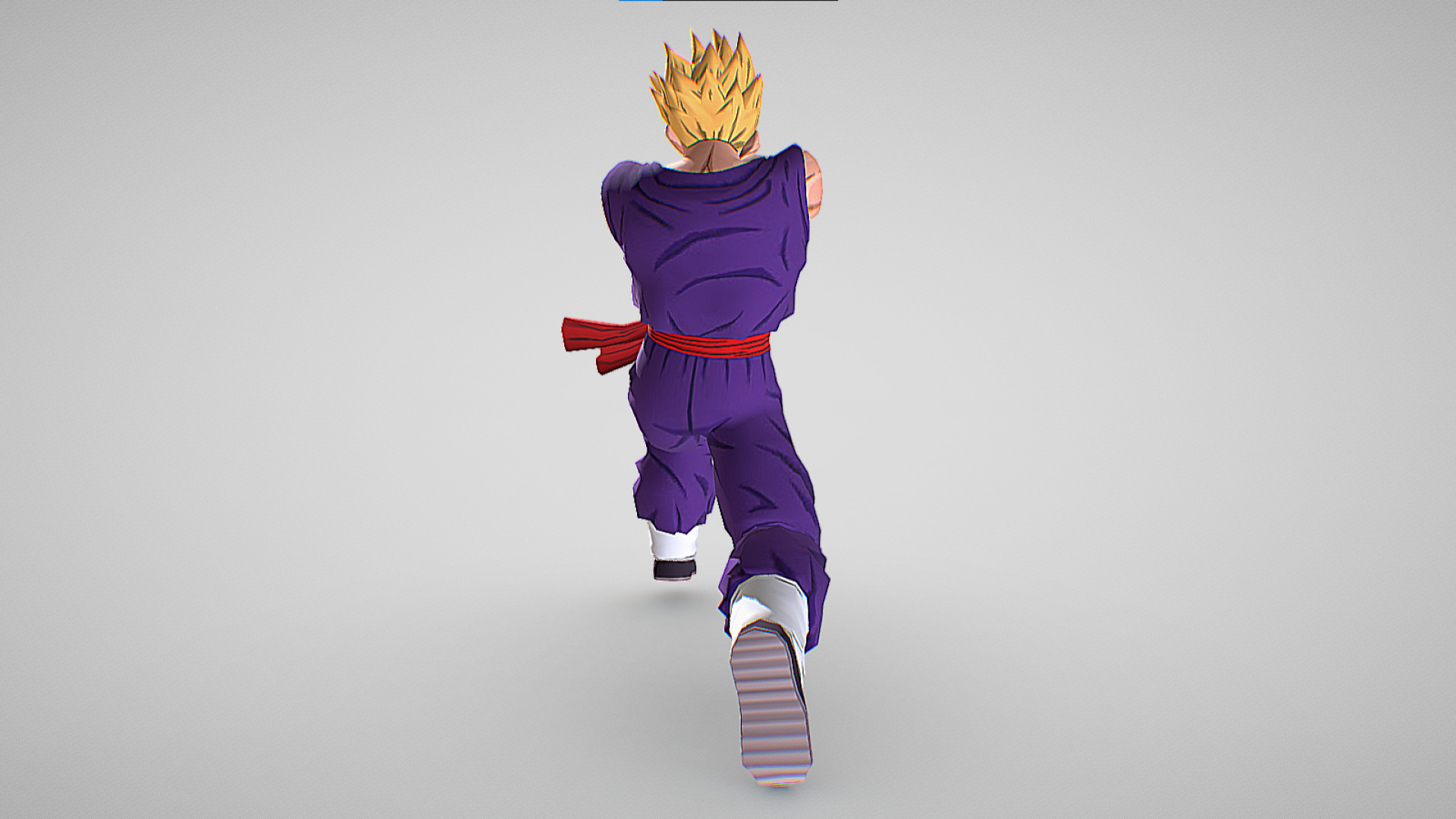 Adult Gohan Kamehameha - Dragon Ball Z -  Dragon Ball Legends Low-poly 3D model_3