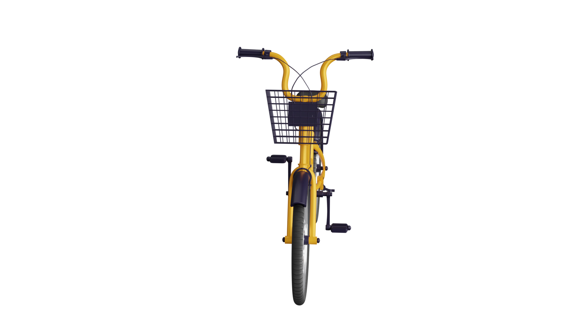 Bicycle Low-poly 3D model_1