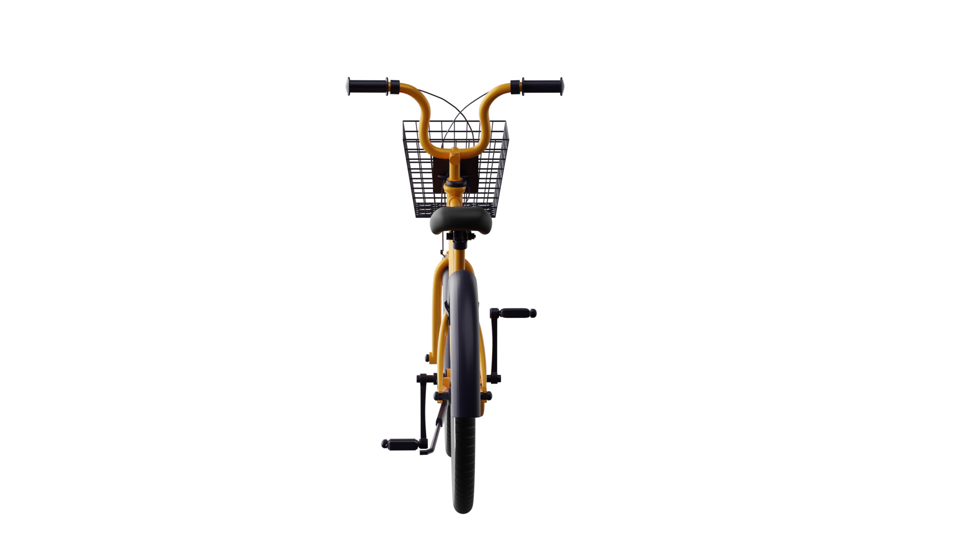Bicycle Low-poly 3D model_10