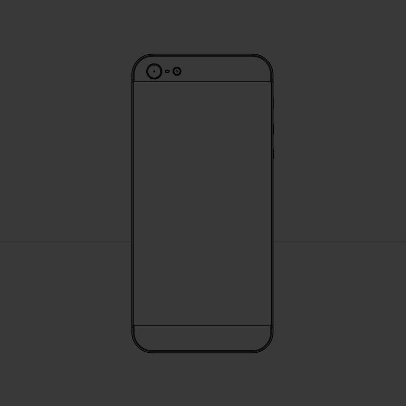 iPhone classic - Concept - version 1 3D model_9