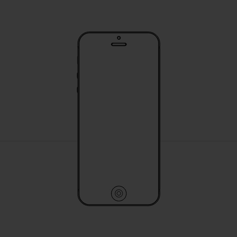 iPhone classic - Concept - version 1 3D model_8