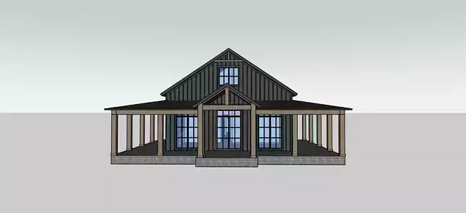 Old Town Creek House 3D Model 3D model