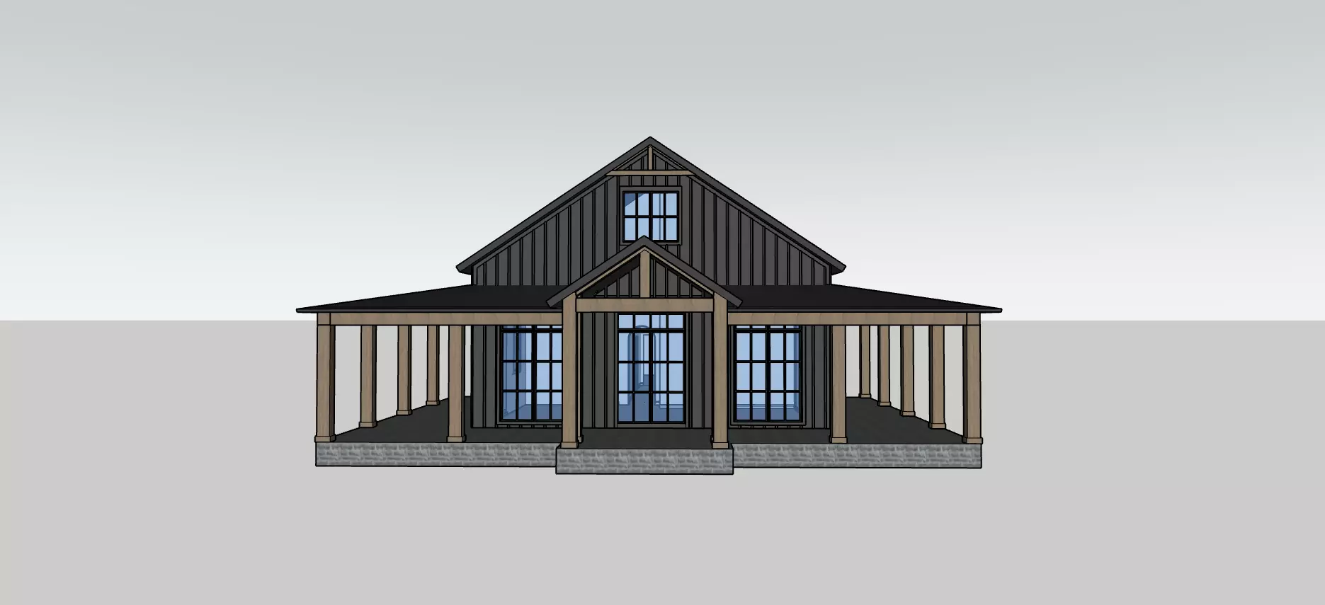 Old Town Creek House 3D Model 3D model_0