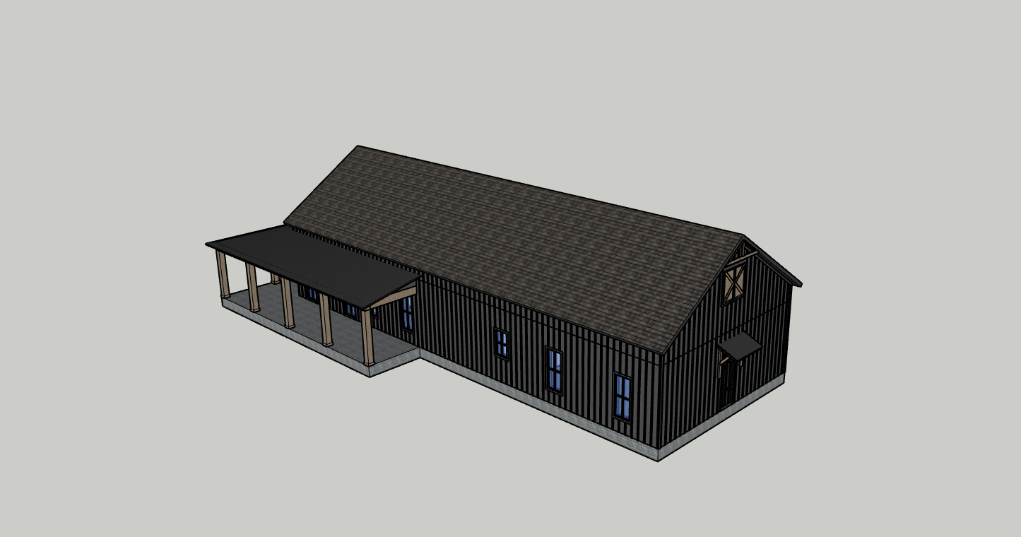 Old Town Creek House 3D Model 3D model_2