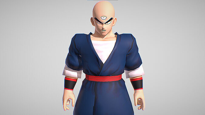 Teinshinhan - Dragon Ball Z - Budokai 3D model