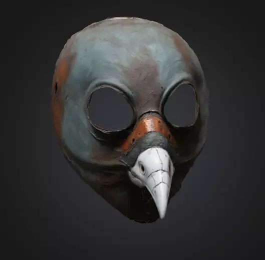 Pigeon Mask 3D model_0
