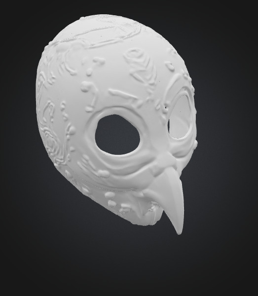 Pigeon Mask 3D model_4