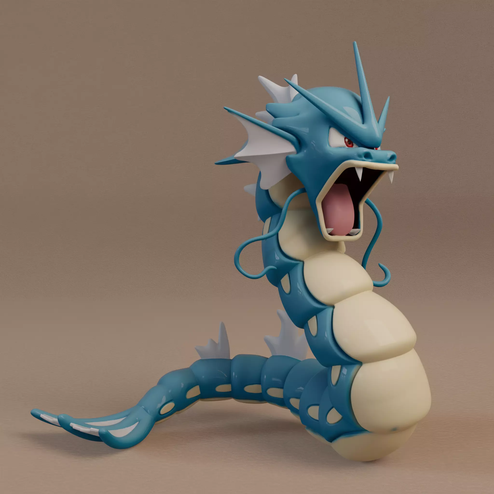 130 Gyarados Pokemon 3d print model 3D print model 3D print model_0