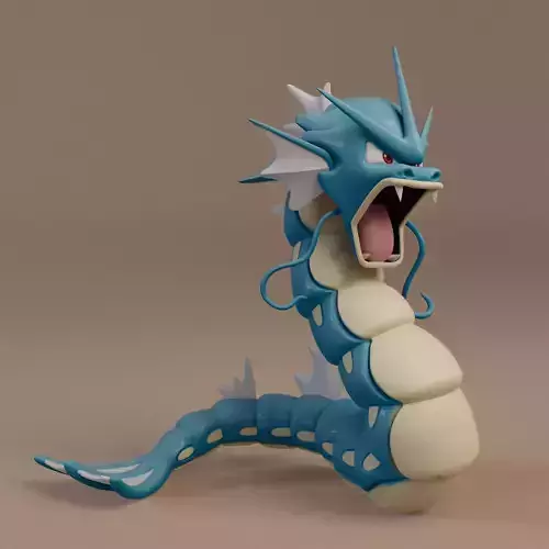 130 Gyarados Pokemon 3d print model 3D print model