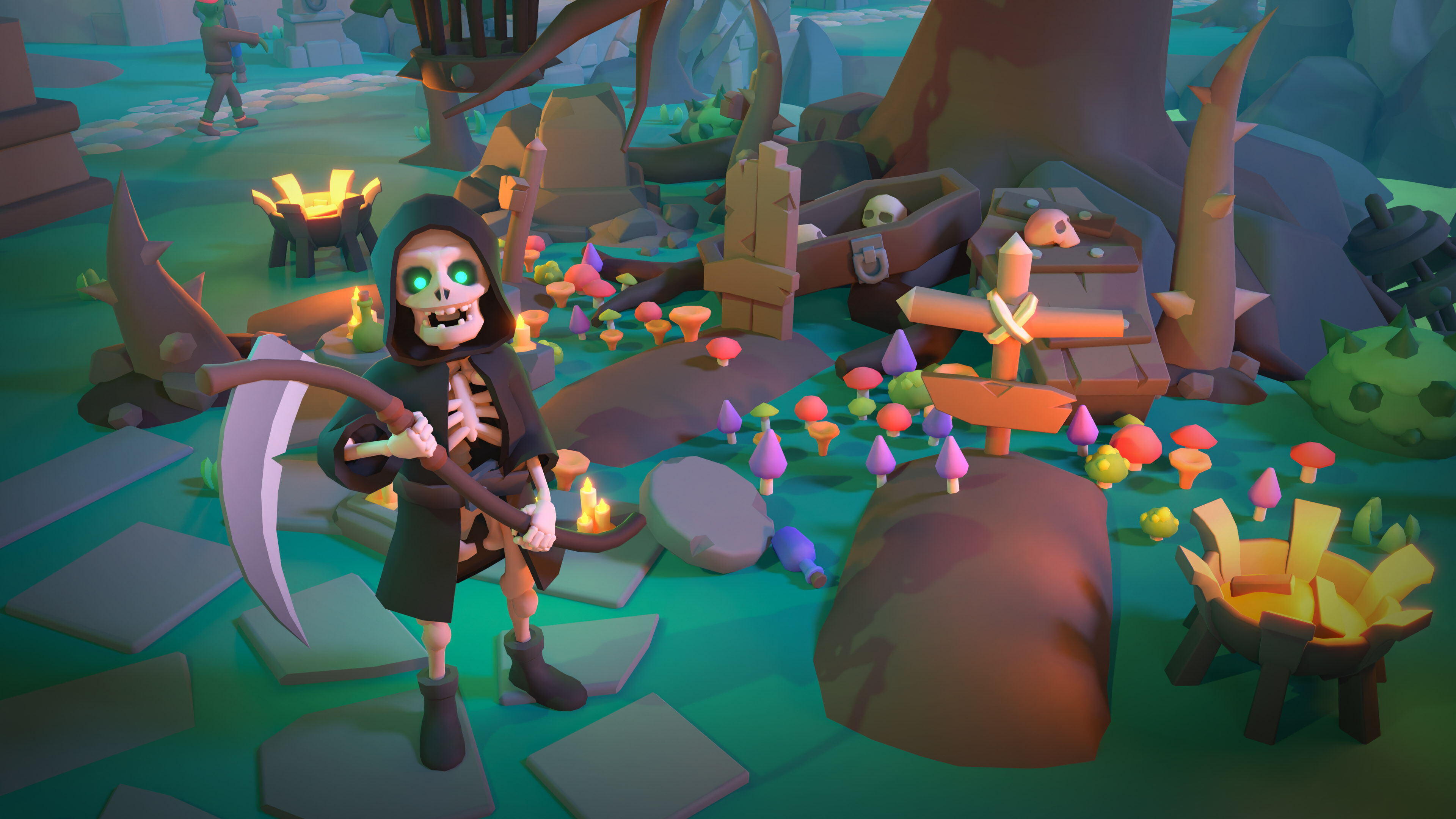 Dark Valley Low-poly 3D model_14