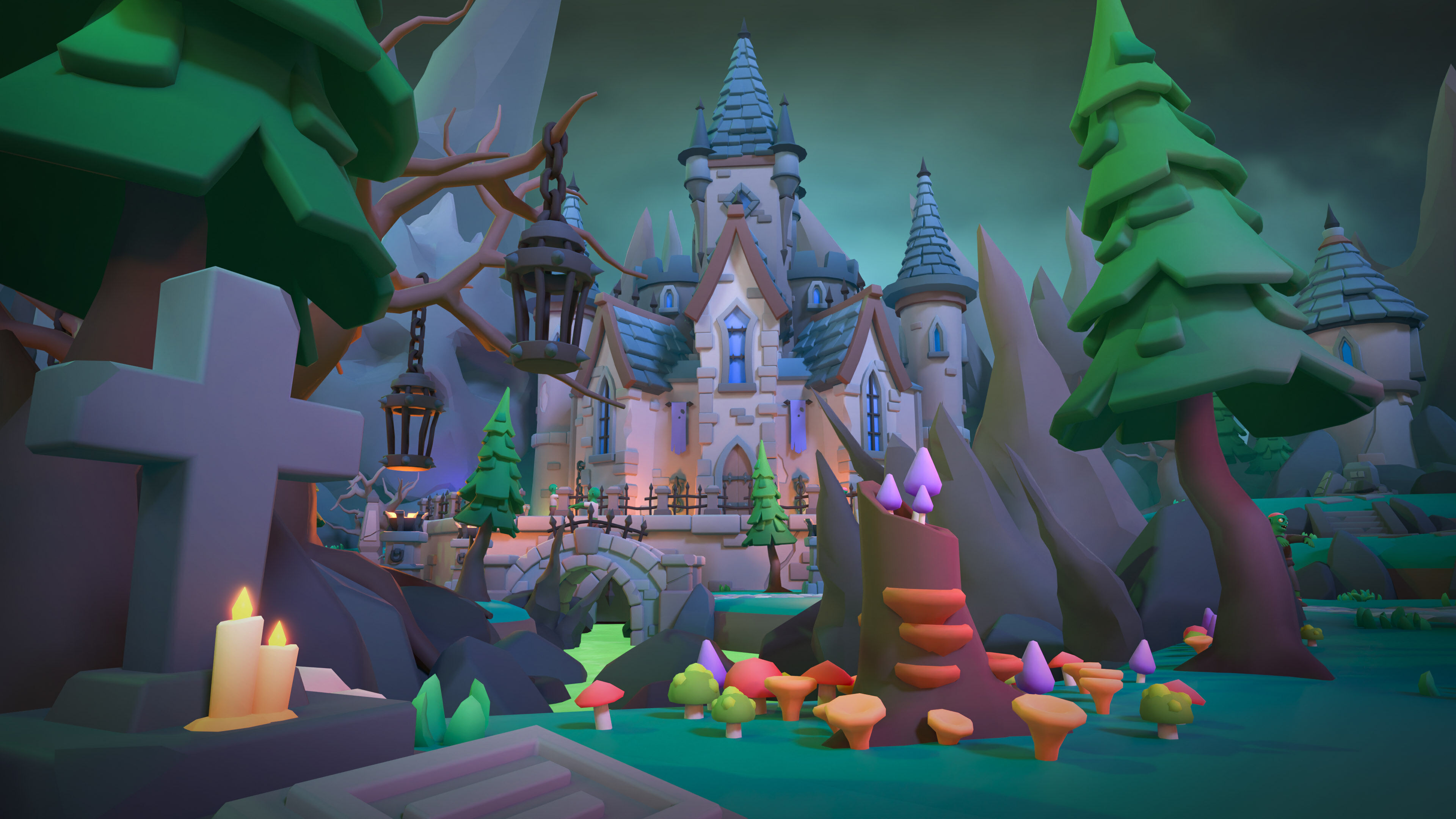 Dark Valley Low-poly 3D model_16