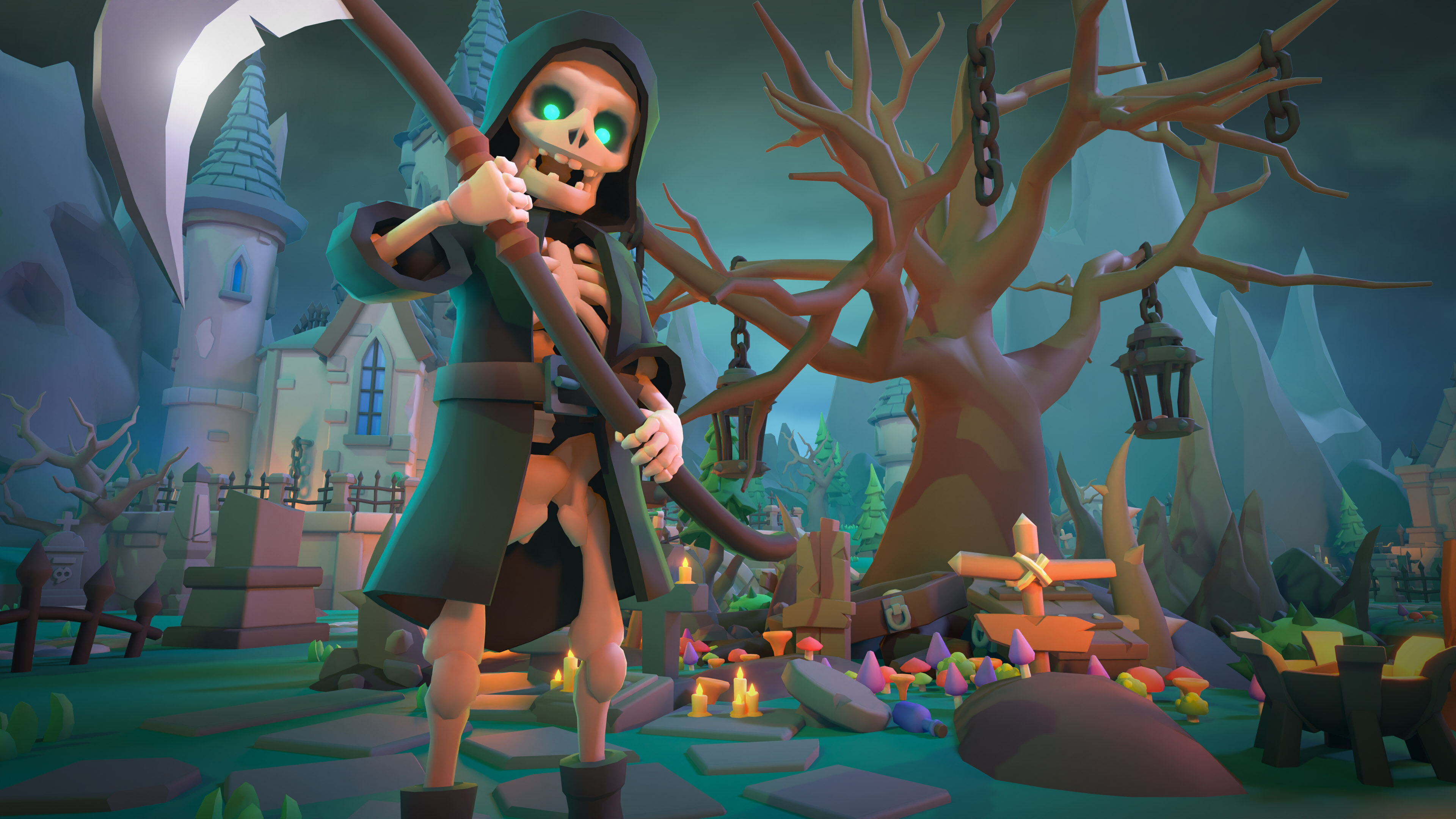 Dark Valley Low-poly 3D model_19