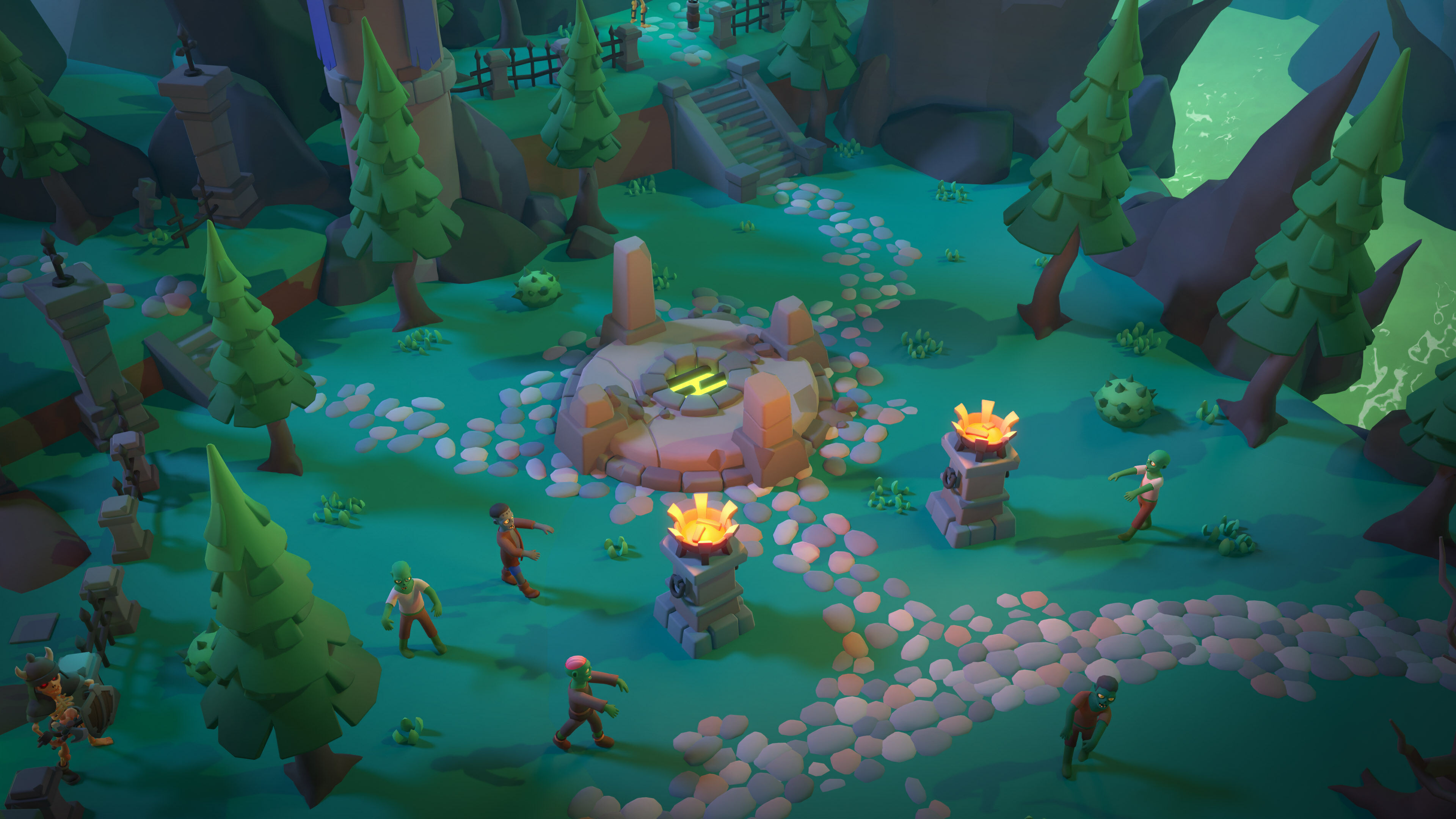 Dark Valley Low-poly 3D model_8