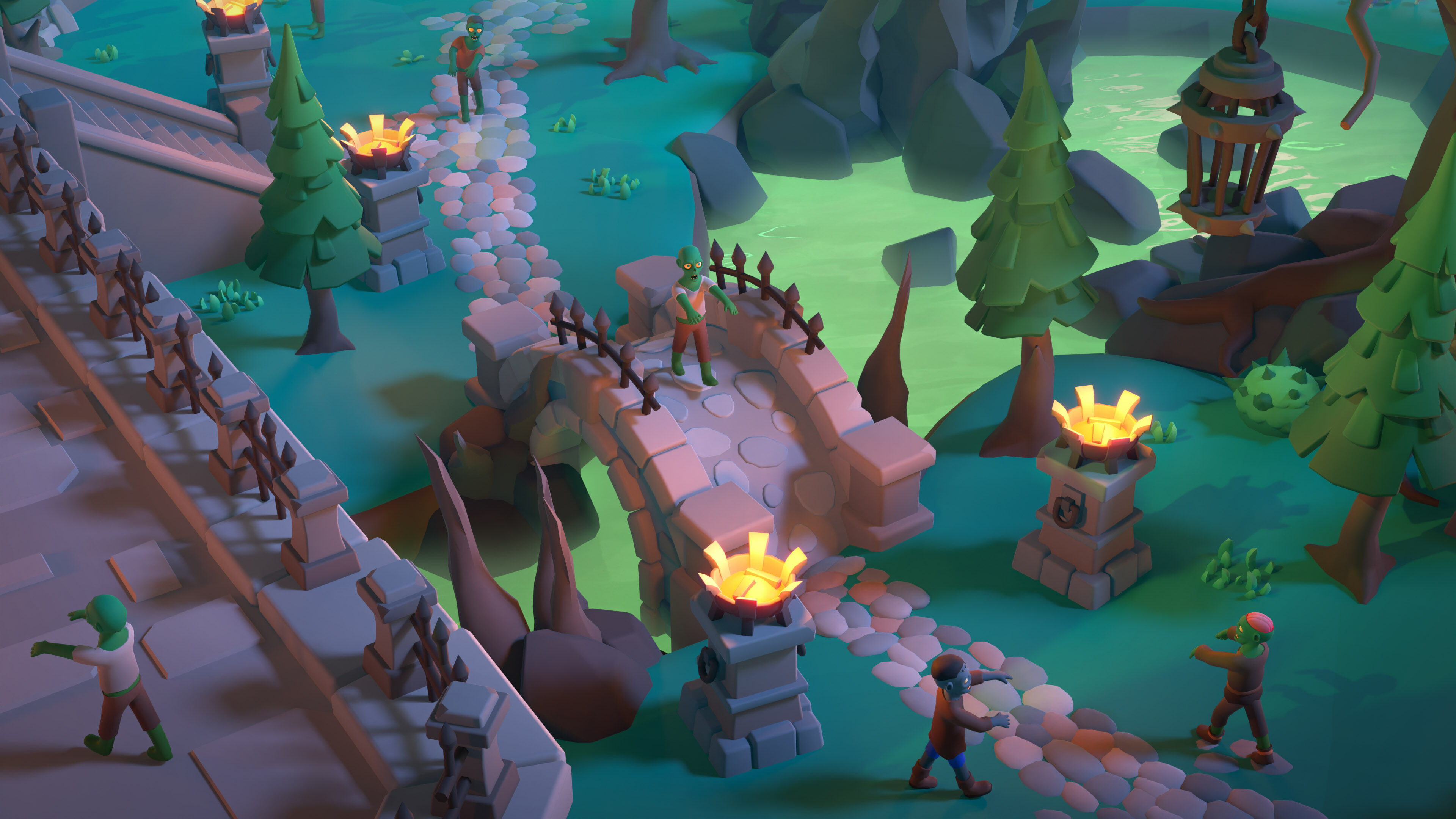Dark Valley Low-poly 3D model_21