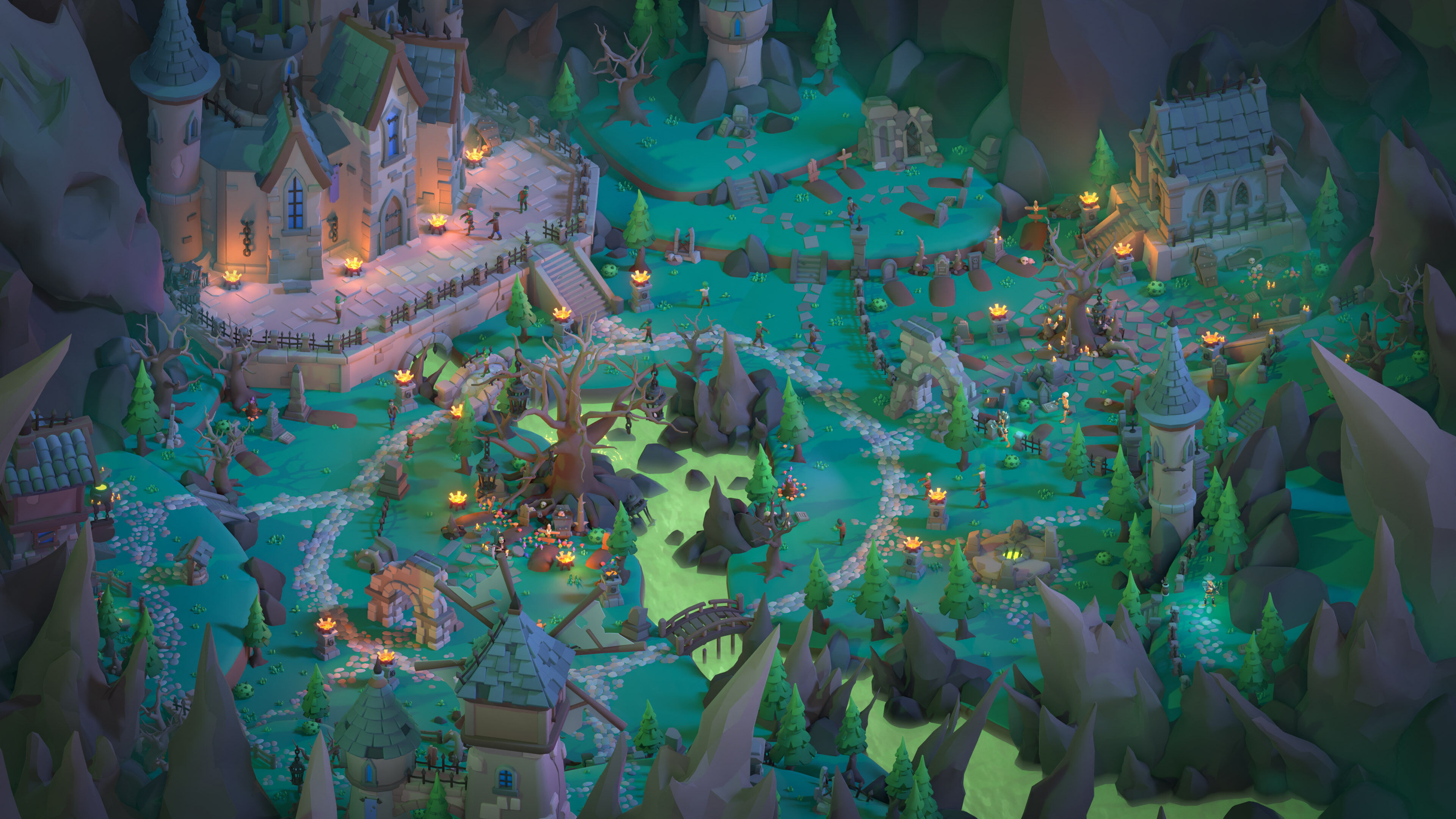 Dark Valley Low-poly 3D model_26