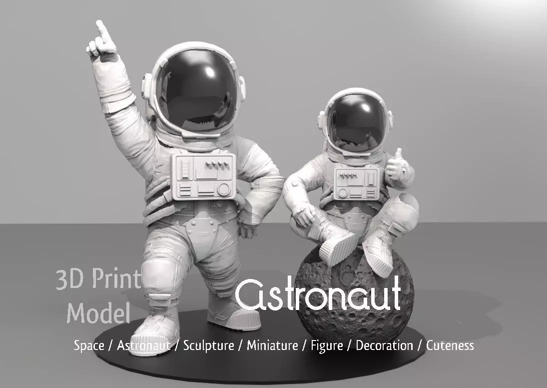 Astronaut 3D print model