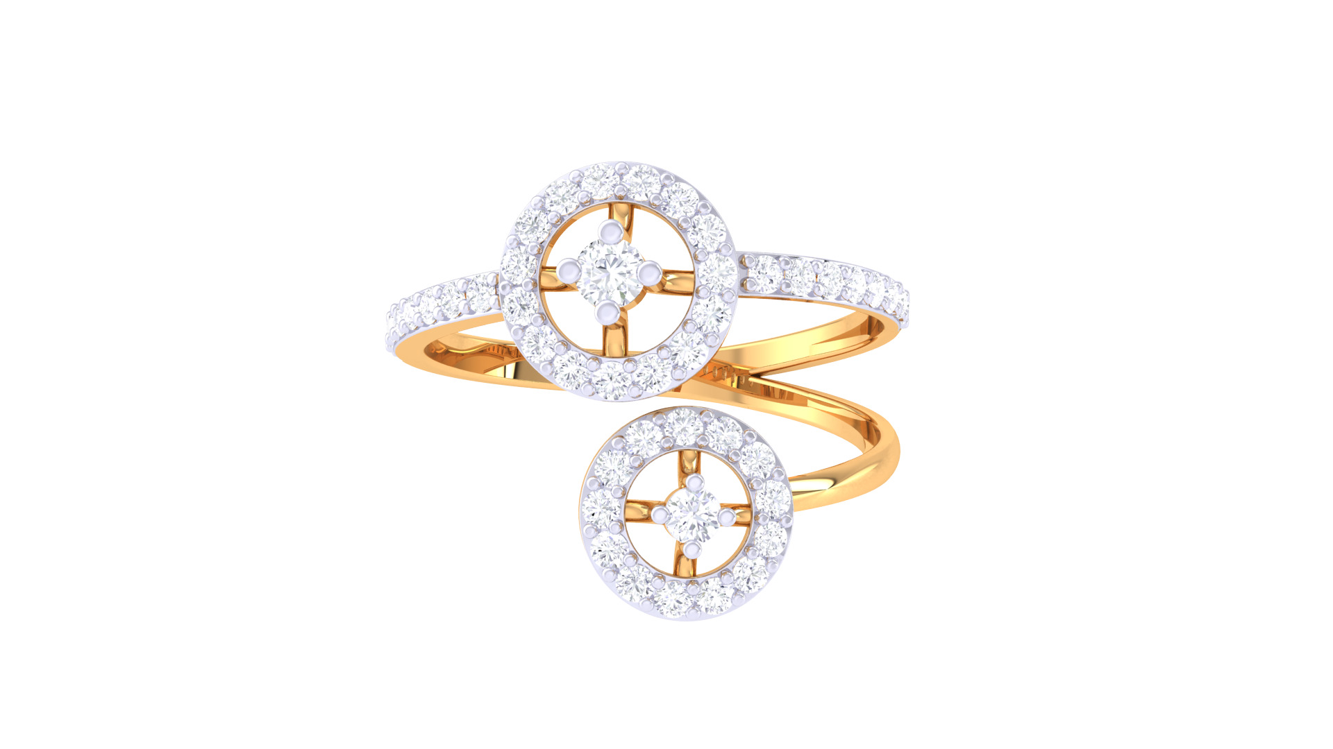 Women Ring MTL 3dm STL OBJ FBX Details 3D print model_3