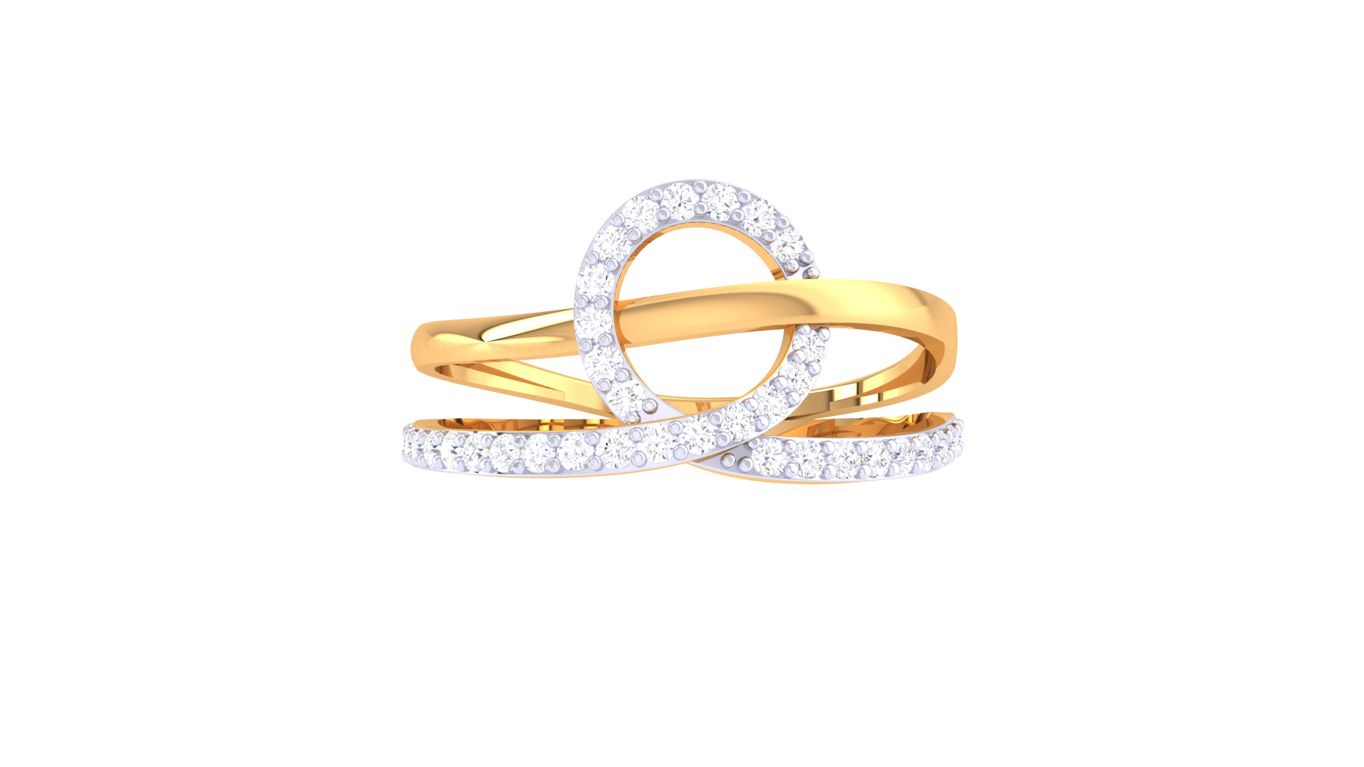 Women Ring MTL 3dm STL OBJ FBX Details 3D print model_3