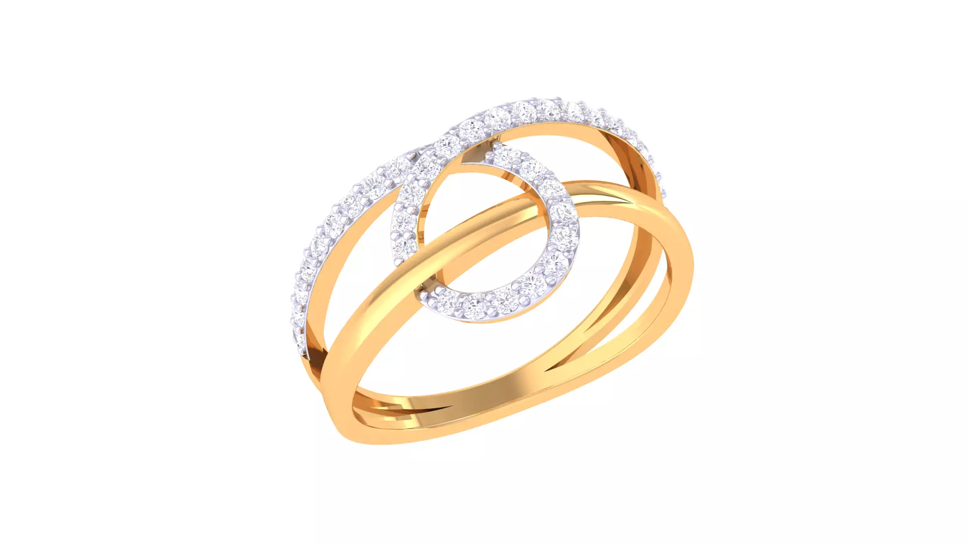 Women Ring MTL 3dm STL OBJ FBX Details 3D print model_0