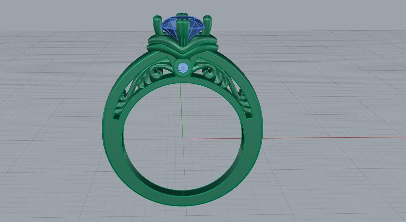 Nice ring 02 3D print model_5