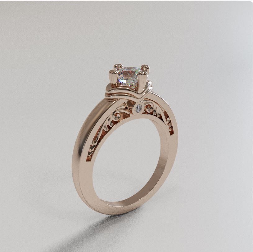 Nice ring 02 3D print model_1