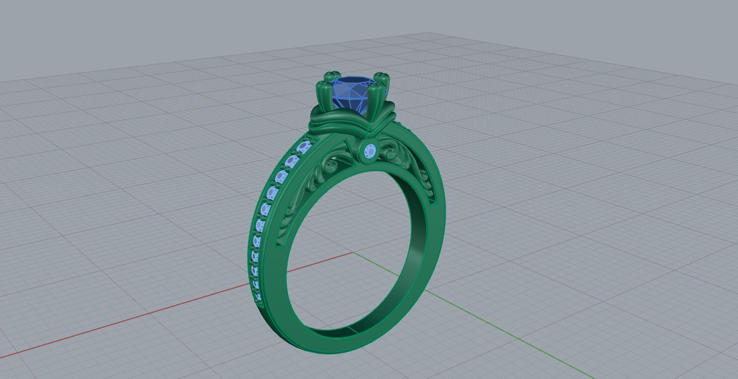Nice ring 03 3D print model_4
