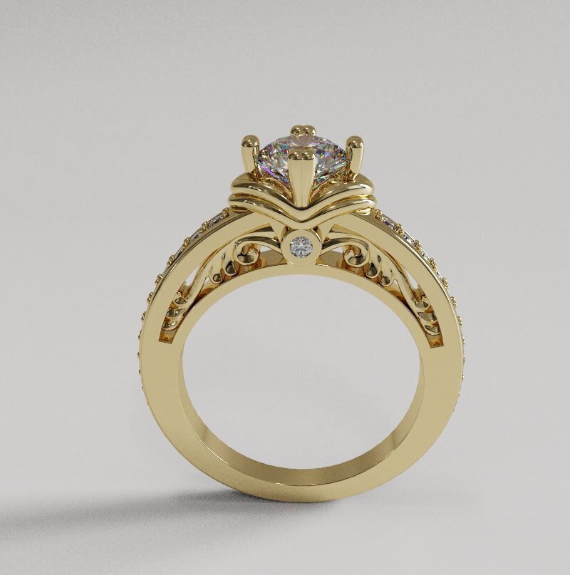 Nice ring 03 3D print model_1