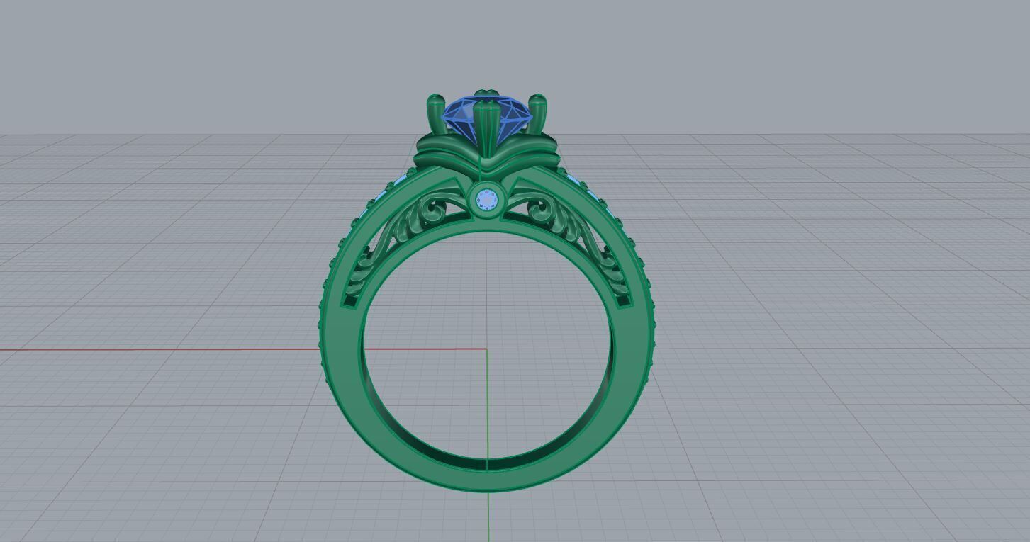Nice ring 03 3D print model_5