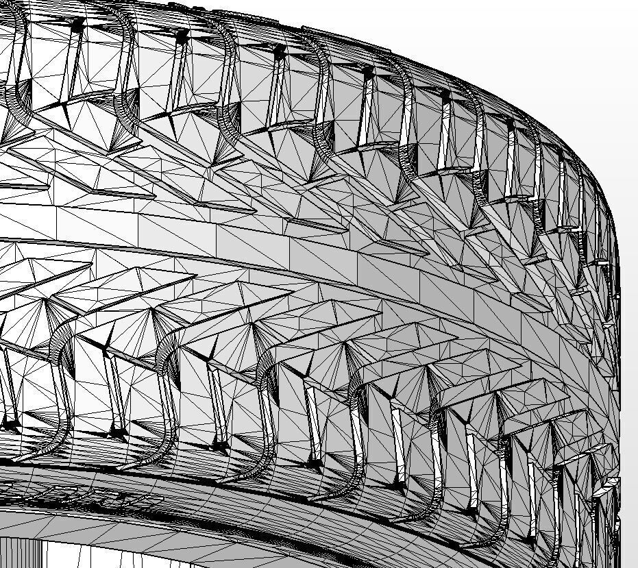 Set of wheels Intro Twisted Vista HD8 20in for scale model 3D print model_19