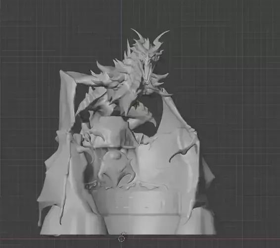 Skyrim Alduin 3D Model