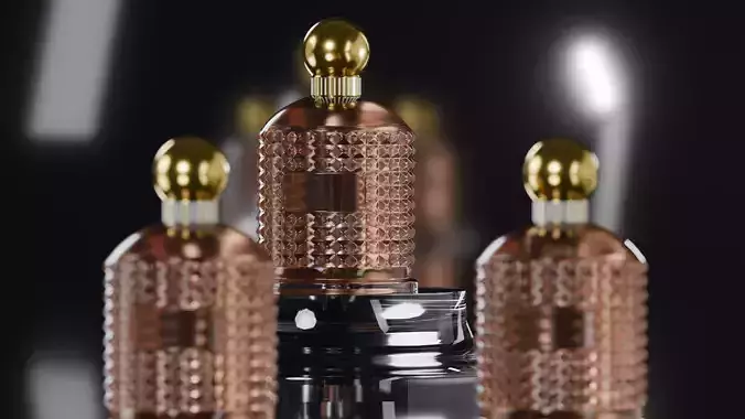 Perfume  3D model 3D model