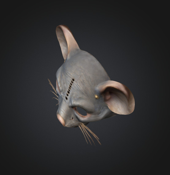 Rat Mask 3D model_3