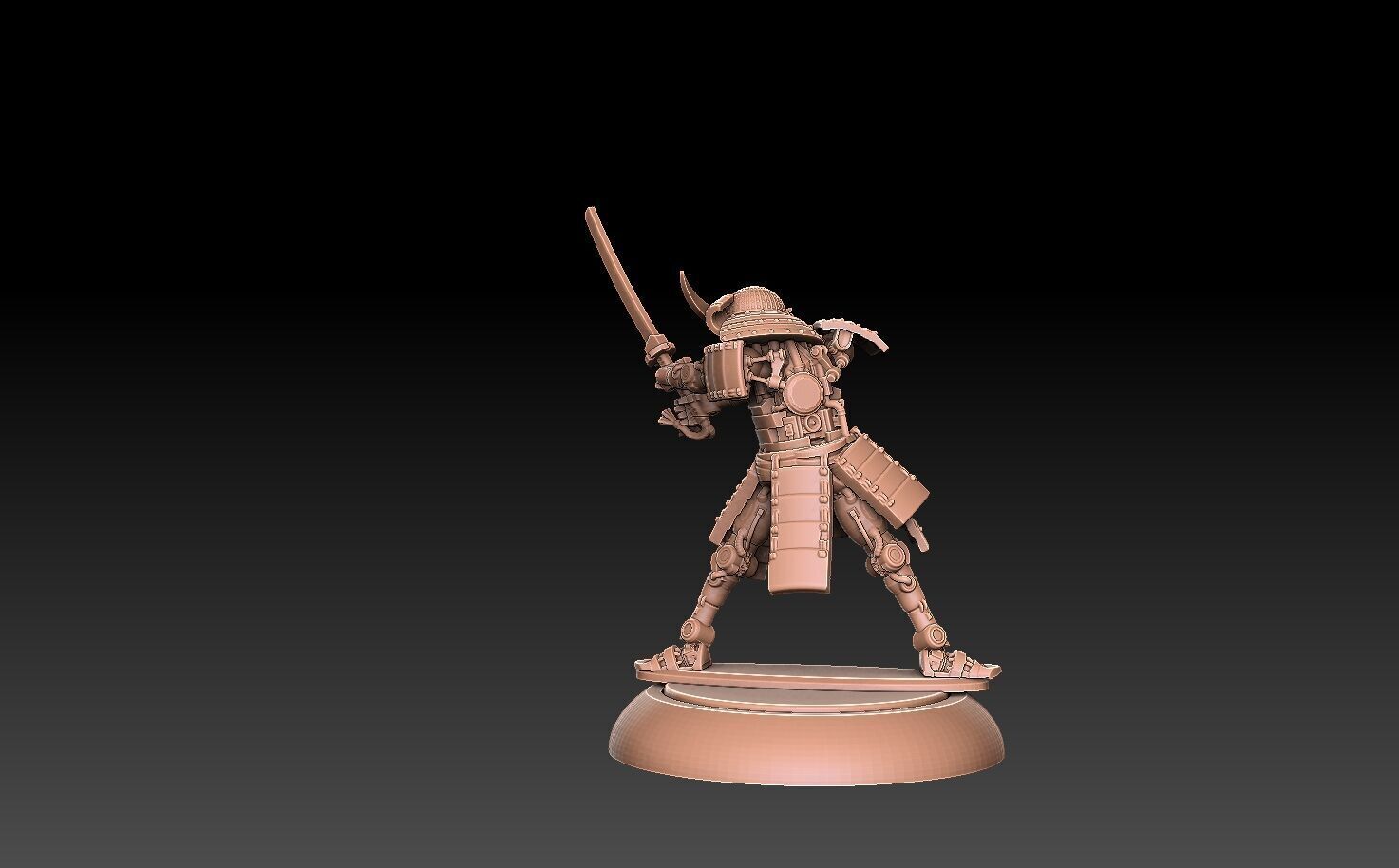 Robo Samurai Mk 7 3D print model_4