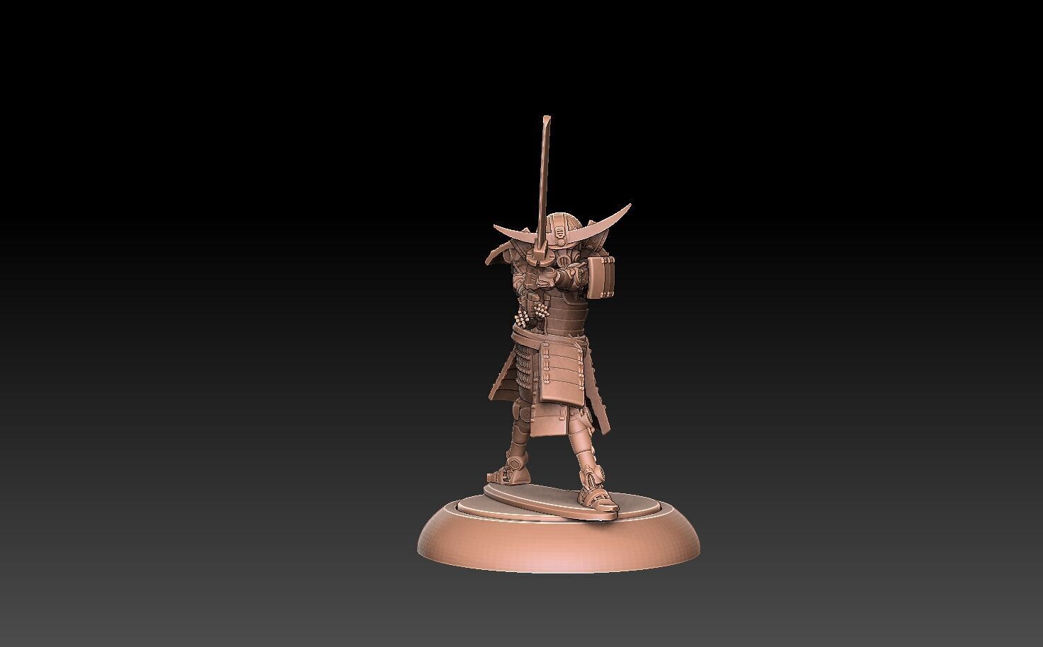 Robo Samurai Mk 7 3D print model_3
