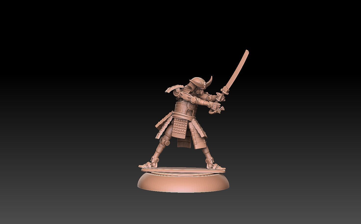 Robo Samurai Mk 7 3D print model_6
