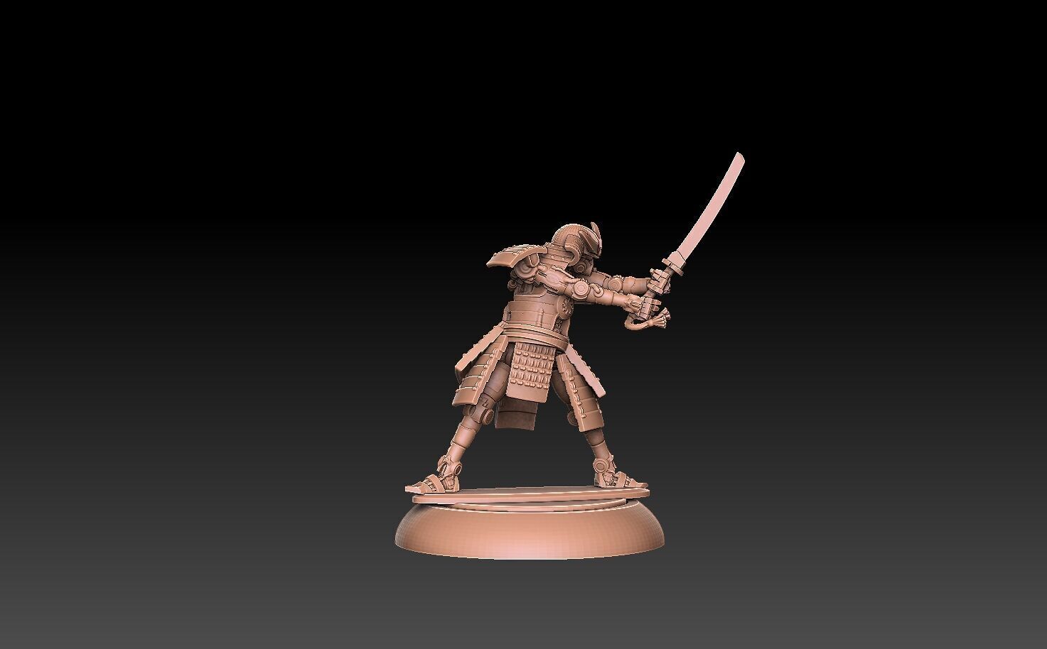 Robo Samurai Mk 7 3D print model_8