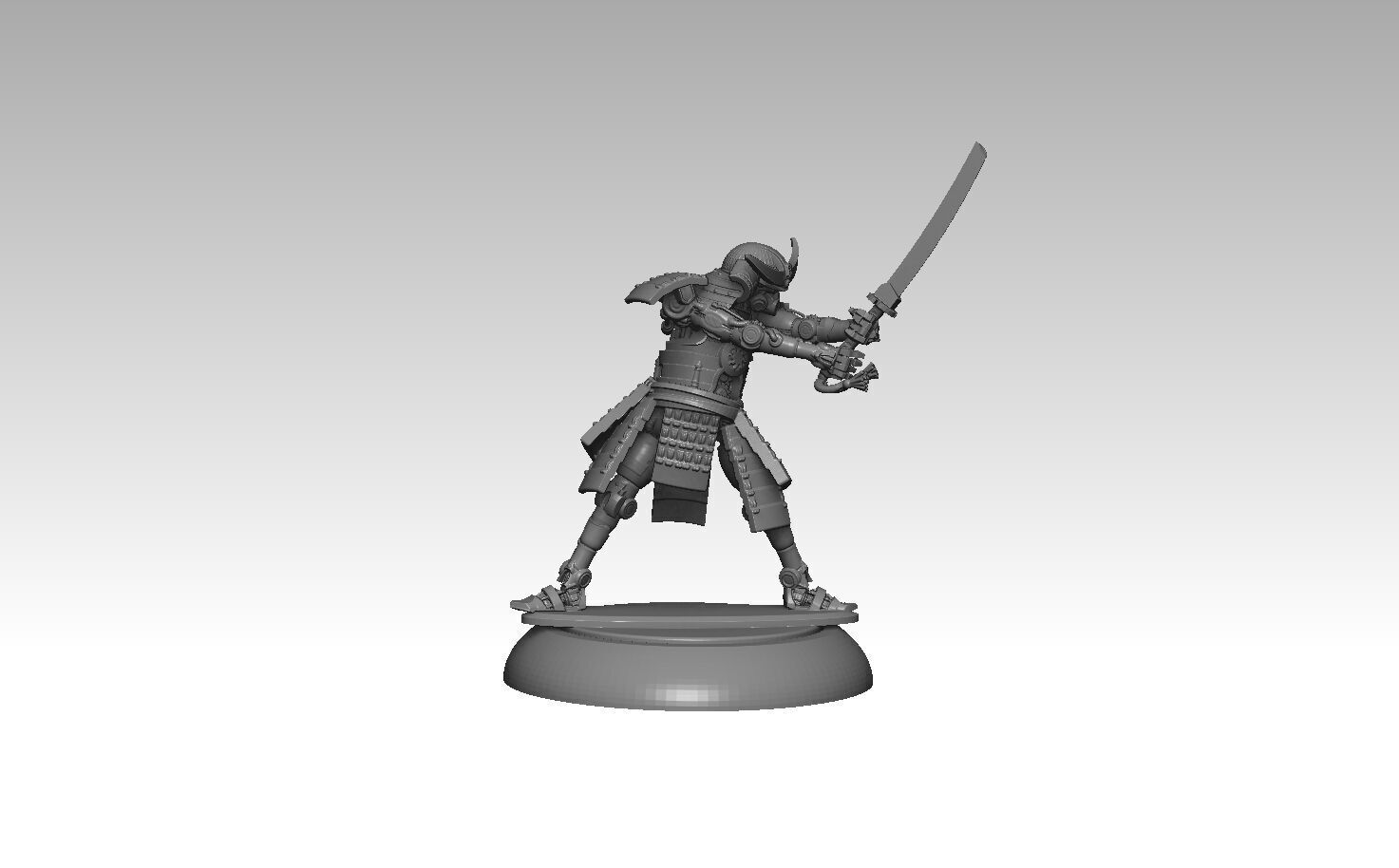 Robo Samurai Mk 7 3D print model_10