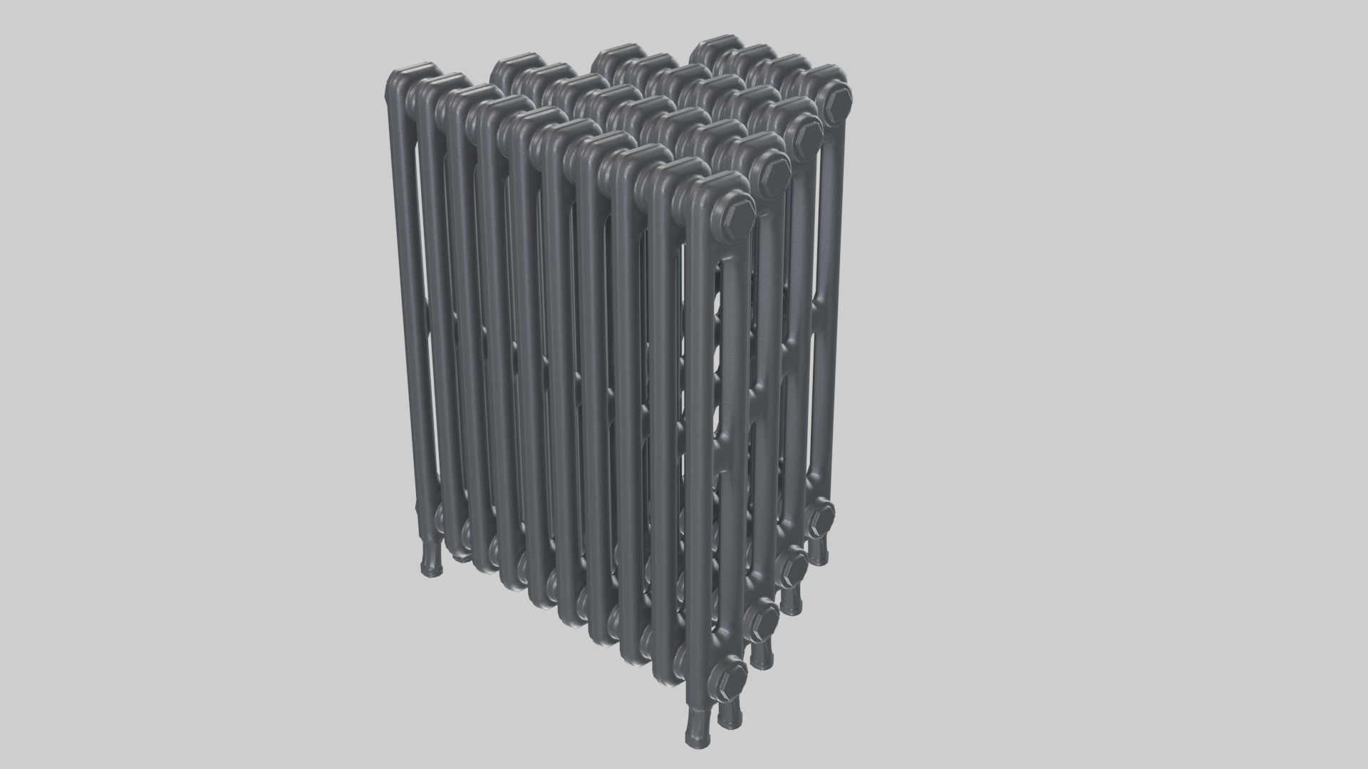 Classic Cast Iron Radiator 2C Collection 3D model_1