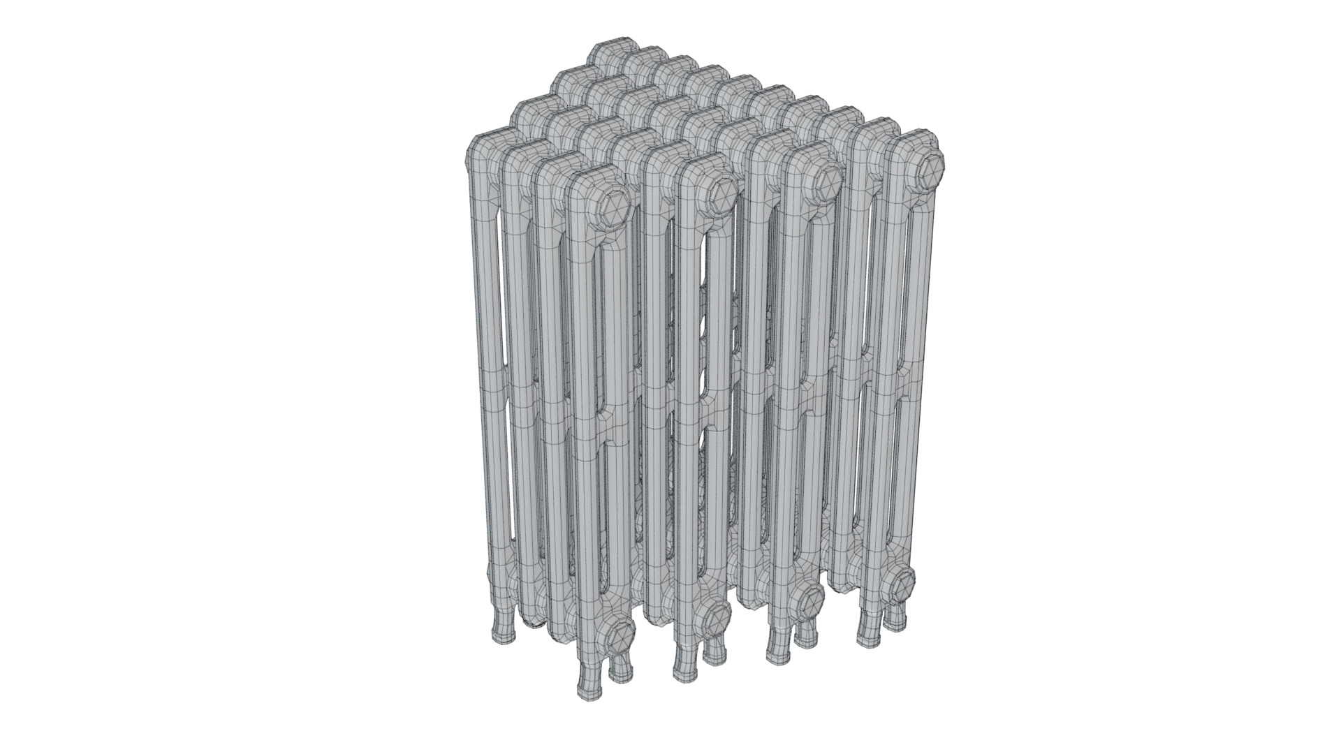 Classic Cast Iron Radiator 2C Collection 3D model_6
