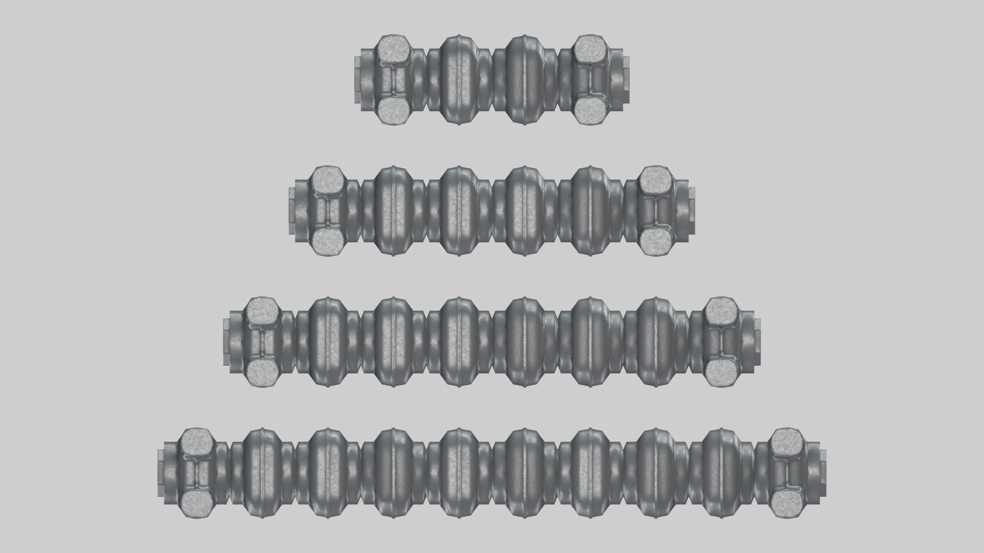 Classic Cast Iron Radiator 2C Collection 3D model_5