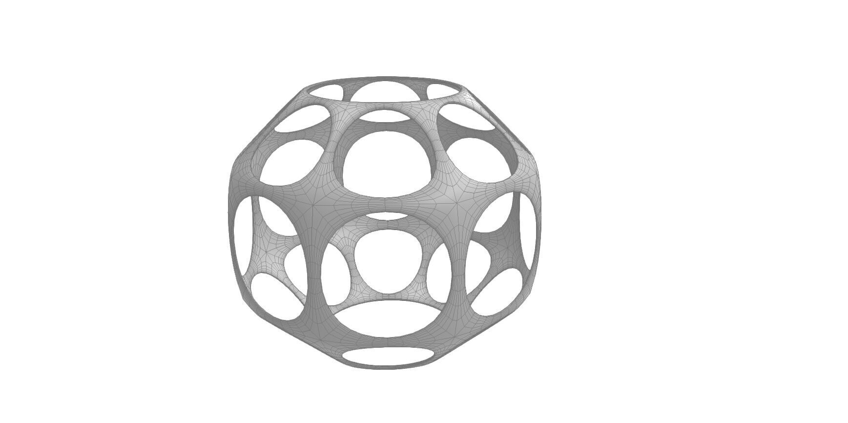 Decor Sphere 3D model_5